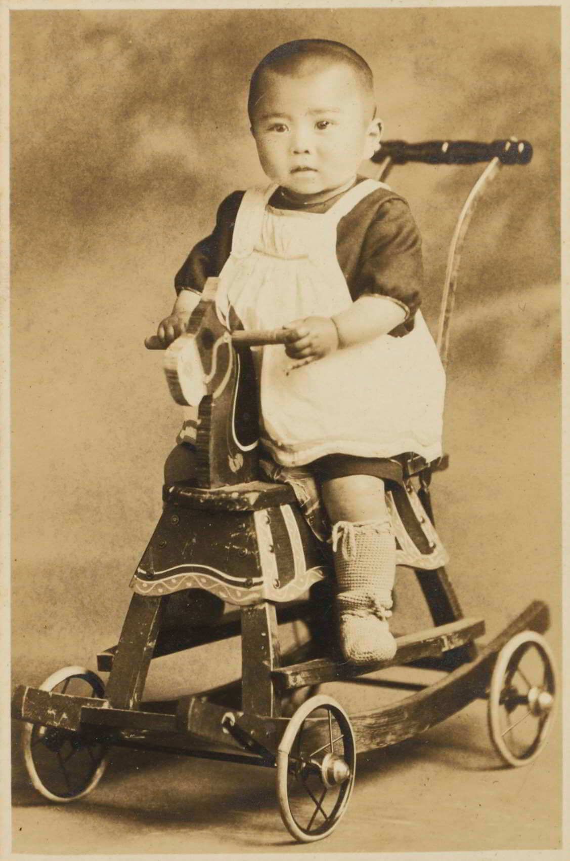 Kazuhiko Satani at the age of two.